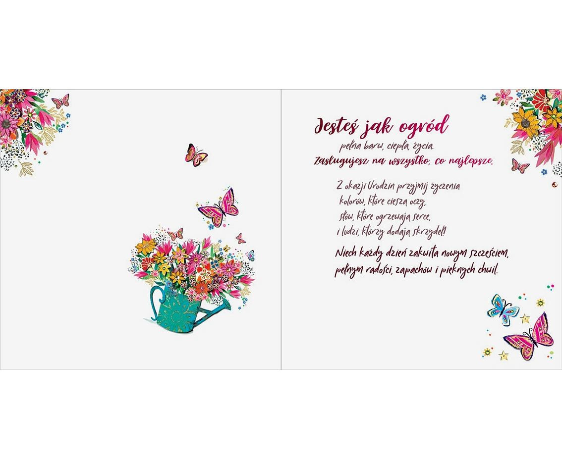 Birthday Card Flower Pot